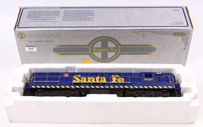 Lot 364 - Fairbanks Morse 0-gauge Co-Co Santa Fe diesel...