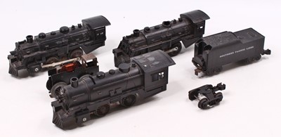 Lot 369 - Three 0-gauge Marx American style steam...