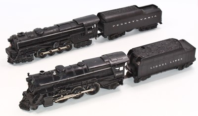 Lot 371 - Two Lionel 0-gauge 2-6-2 locos & tenders,...