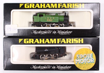 Lot 627 - Two Farish N-gauge 0-6-0 tank locos: item 1702...