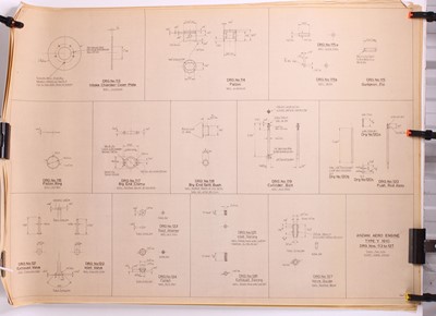 Lot 39 - Collection of reproduction Anzani Aero Engine...