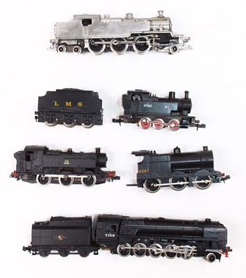 Lot 631 - Five unboxed N-gauge locos, assorted makes,...