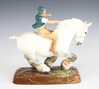 Lot 26 - A Royal Doulton figure group 'The Farmers Boy',...