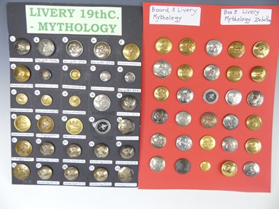 Lot 3275 - Livery buttons (Mythology), A large collection...