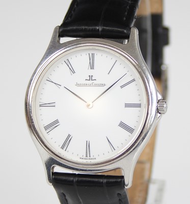 Lot 2312 - A stainless steel Jaeger LeCoultre Heraion...