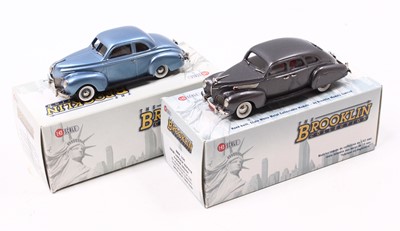 Lot 1635 - Brooklin Models Ltd, 1/43rd scale white metal...