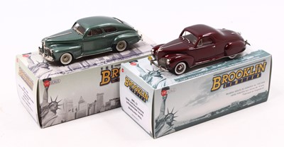 Lot 1636 - Brooklin Models Ltd, 1/43rd scale white metal...