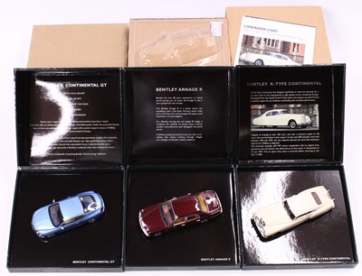 Lot 1005 - Minichamps 1/43 scale Bentley presentation...