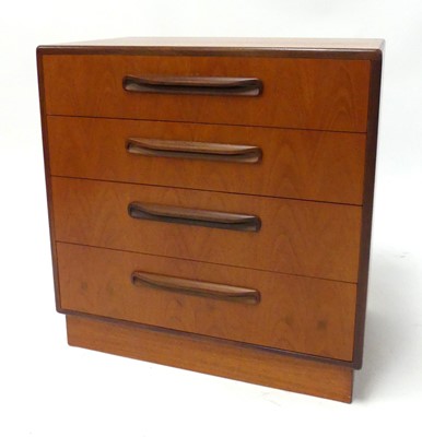 Lot 364 - A 1960s G-Plan 'Fresco' teak compact chest of...