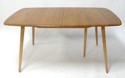 Lot 385 - An Ercol blond elm 'Grand Plank' Windsor...