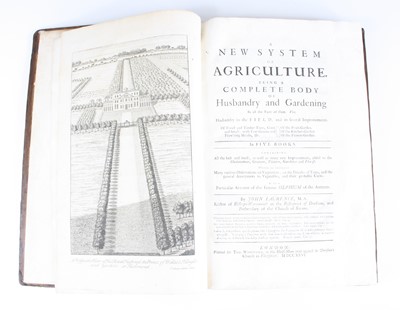 Lot 2025 - Laurence, John: A New System of Agriculture....