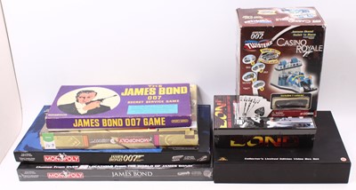 Lot 1572 - Collection of James Bond 007 related board...