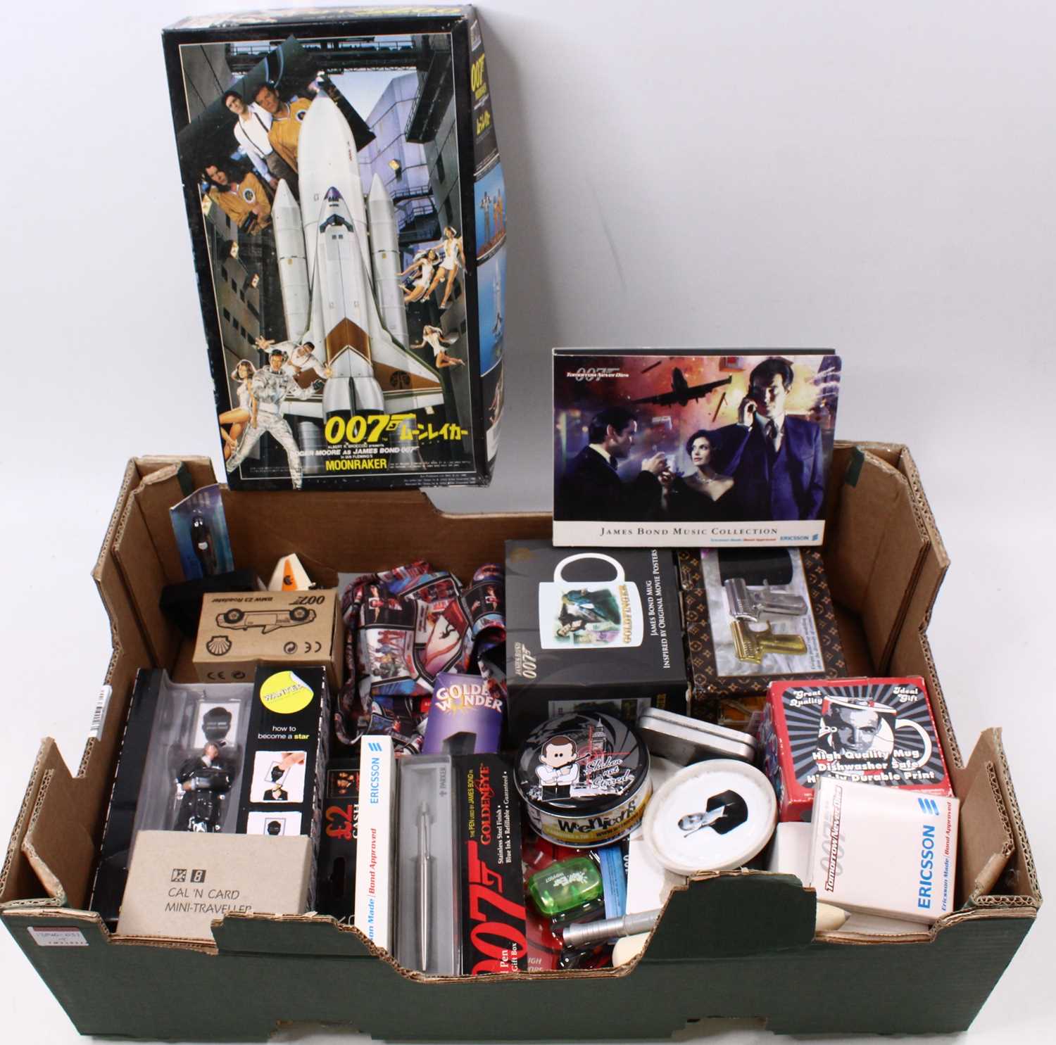 Lot 1507 - Large tray of mixed James Bond Collectables...