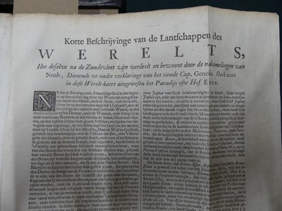 Lot 2001 - An 18th century Dutch Bible, Biblia Dat In De...
