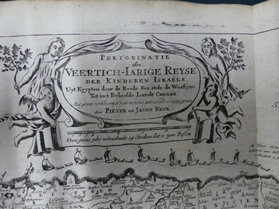 Lot 2001 - An 18th century Dutch Bible, Biblia Dat In De...