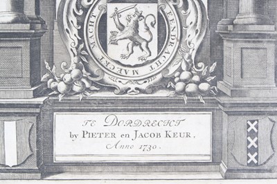 Lot 2001 - An 18th century Dutch Bible, Biblia Dat In De...