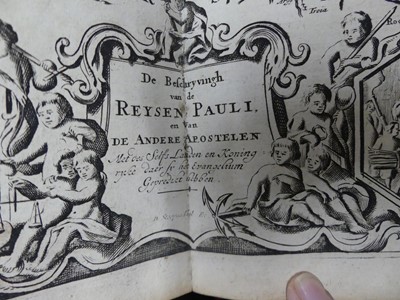 Lot 2001 - An 18th century Dutch Bible, Biblia Dat In De...