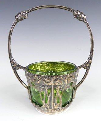 Lot 68 - A German Art Nouveau silver sugar bowl, having...