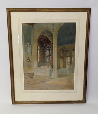 Lot 2429 - Rose Mead (1868-1946) - The Crypt of St Mary's...