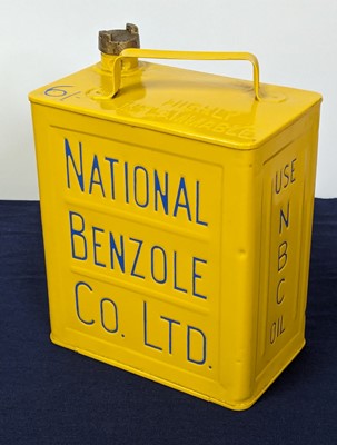Lot 4029 - A National Benzole Co. Ltd 2-gallon petrol can...