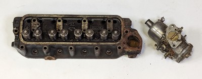 Lot 4036 - An MGB unleaded hive cylinder head and...