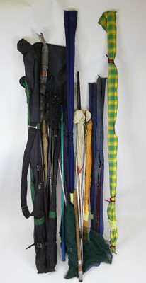 Lot 3529 - A large quantity of fishing equipment, rods,...