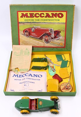 Lot 1987 - Meccano Motor Racing Set No.1 (Playworn) in...