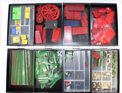 Lot 1991 - Collection of mixed period Meccano, including...