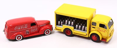 Lot 1006 - Danbury Mint group of 2 loose Coca-Cola Models...