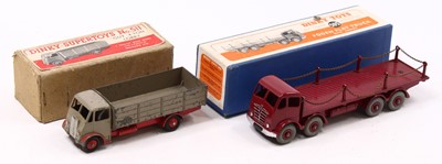 Lot 1556 - Dinky toys group of 2 boxed playworn haulage...