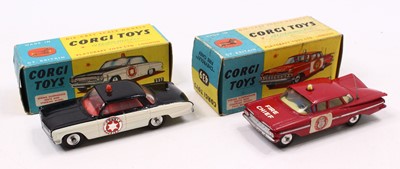 Lot 1231 - Corgi Toys, 2 boxed examples comprising No....