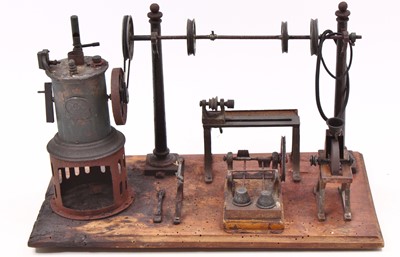 Lot 67 - Ernst Plank stationary steam plant comprising...