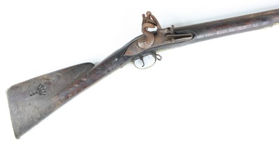 Lot 3162 - An early 19th century flintlock musket, having...