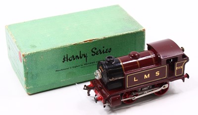 Lot 187 - 1937-9 Hornby E120, 20v AC, 0-4-0 tank loco,...