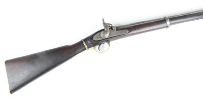 Lot 3209 - A Victorian .577 two band percussion rifle,...