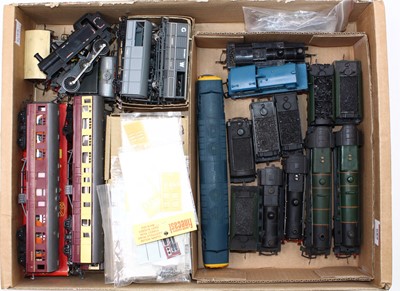 Lot 689 - Collection of mainly Hornby locos & rolling...