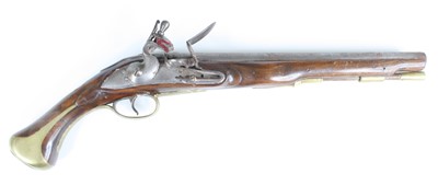 Lot 3320 - A George III style Sea Service type flintlock...