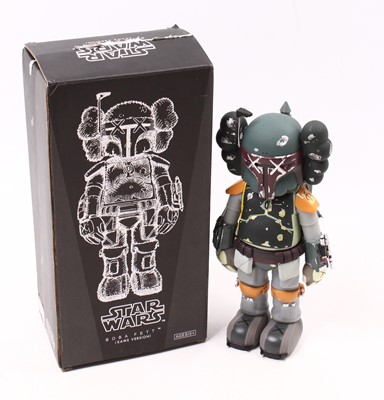 Lot 1865 - Star Wars Original Fake Kaws figure of a Boba...