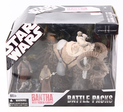 Lot 1868 - A Star Wars Battle Packs Bantha and Tusken...