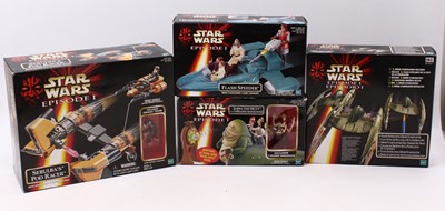 Lot 1892 - Star Wars Hasbro Group of 4 boxed Episode 1...