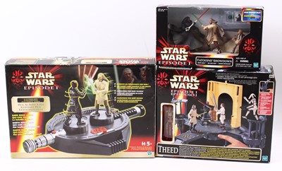 Lot 1893 - Star Wars Hasbro group of 3 Boxed Episode 1...