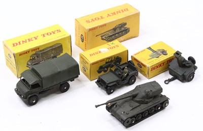 Lot 1448 - French Dinky Toy Military Diecast Group, 4...