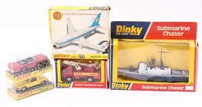 Lot 1479 - 5 boxed or plastic cased Dinky Toy diecast...