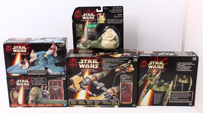 Lot 1897 - Star Wars Hasbro Group of 5 boxed episode 1...