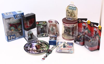 Lot 1908 - Tray containing Star Wars Boba Fett novelties...