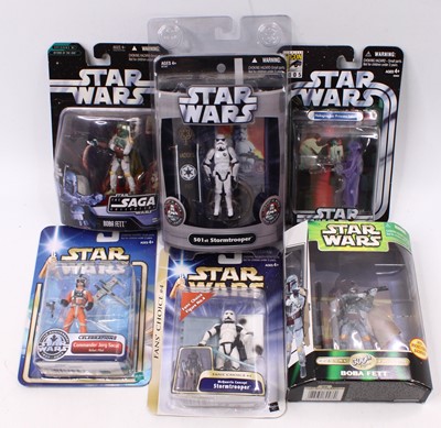 Lot 1910 - Star Wars Hasbro group of 6 sealed figures to...