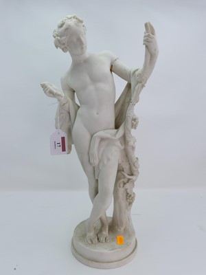 Lot 17 - A Victorian Minton Parian figure of a young...