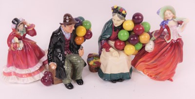 Lot 39 - A collection of four Royal Doulton figures to...