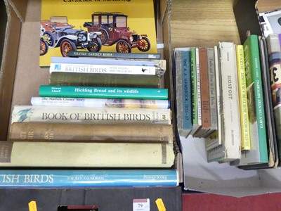 Lot 79 - Two boxes of books, mainly related to bird...