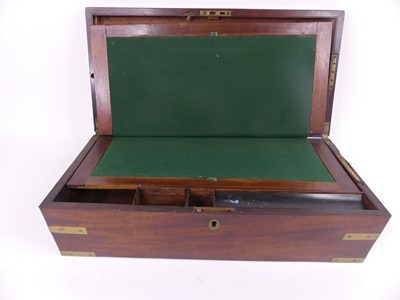 Lot 98 - A 19th century mahogany and brass bound...